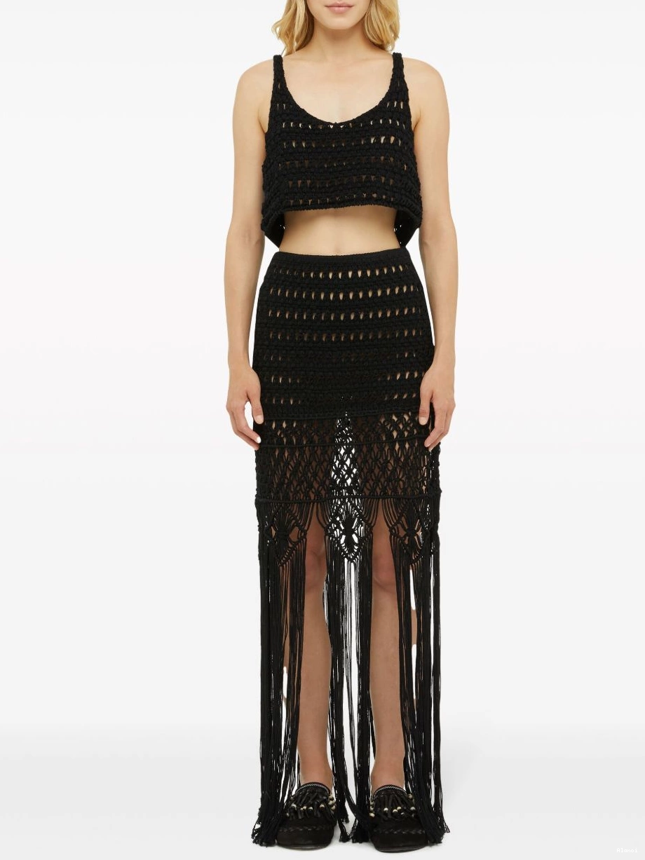 Cheap India To Women A Alanui Love crochet skirt Letter 0801